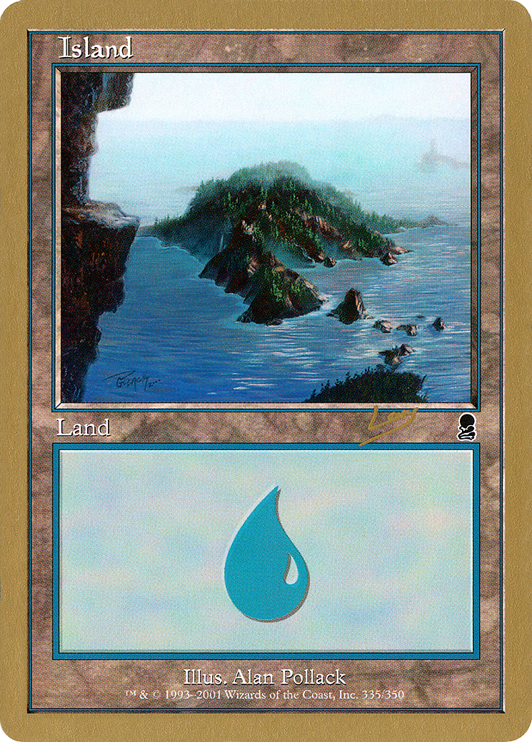 Island (335) - 2002 Raphael Levy (ODY) (WCD-) - World Championship Decks 2002-1