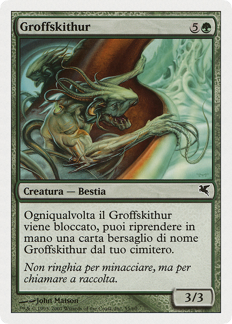 Groffskithur (Italian) - "Groffskithur" (K55) (PSAL-K55) - Salvat 2005-1