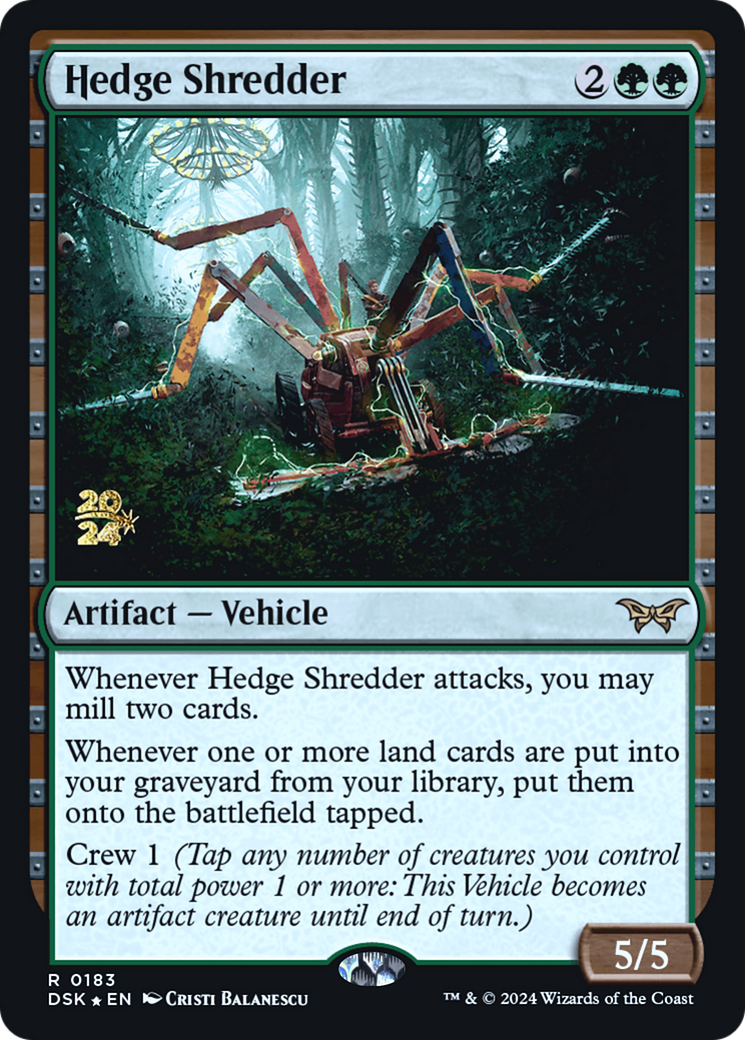 Hedge Shredder [Duskmourn: House of Horror Prerelease Promos]-1