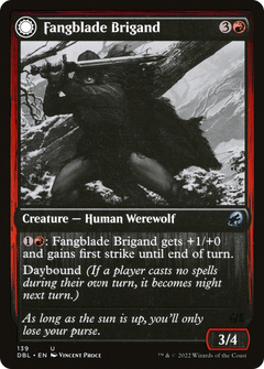 Fangblade Brigand // Fangblade Eviscerator [Innistrad: Double Feature]-3