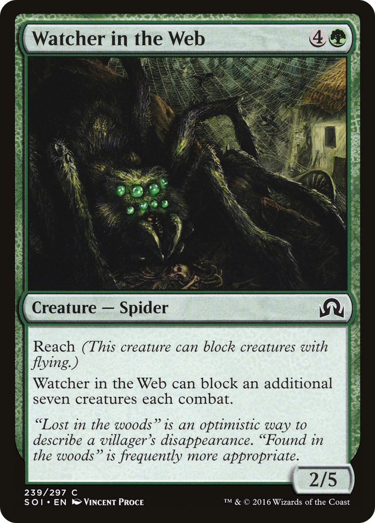 Watcher in the Web (SOI-239) - Shadows over Innistrad Foil-1