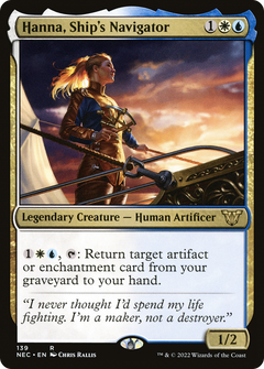 Hanna, Ship's Navigator [Kamigawa: Neon Dynasty Commander]-1