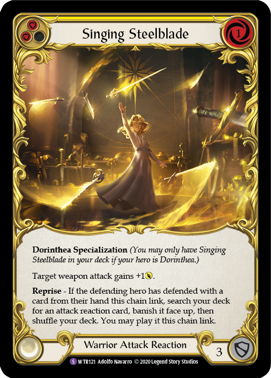 Singing Steelblade [U-WTR121] (Welcome to Rathe Unlimited)  Unlimited Rainbow Foil-2