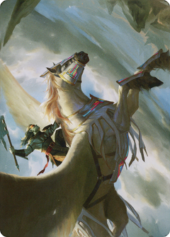 Cleaving Skyrider // Cleaving Skyrider (ADMU-005) - Dominaria United Art Series (Borderless)-1