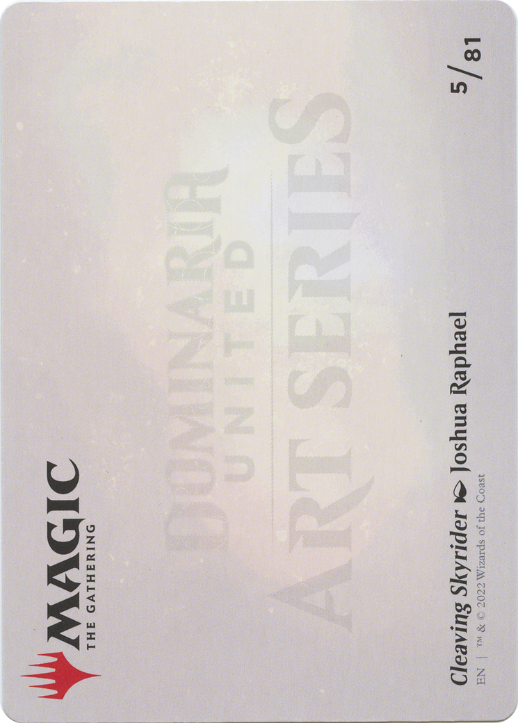 Cleaving Skyrider // Cleaving Skyrider (ADMU-005) - Dominaria United Art Series (Borderless)-2