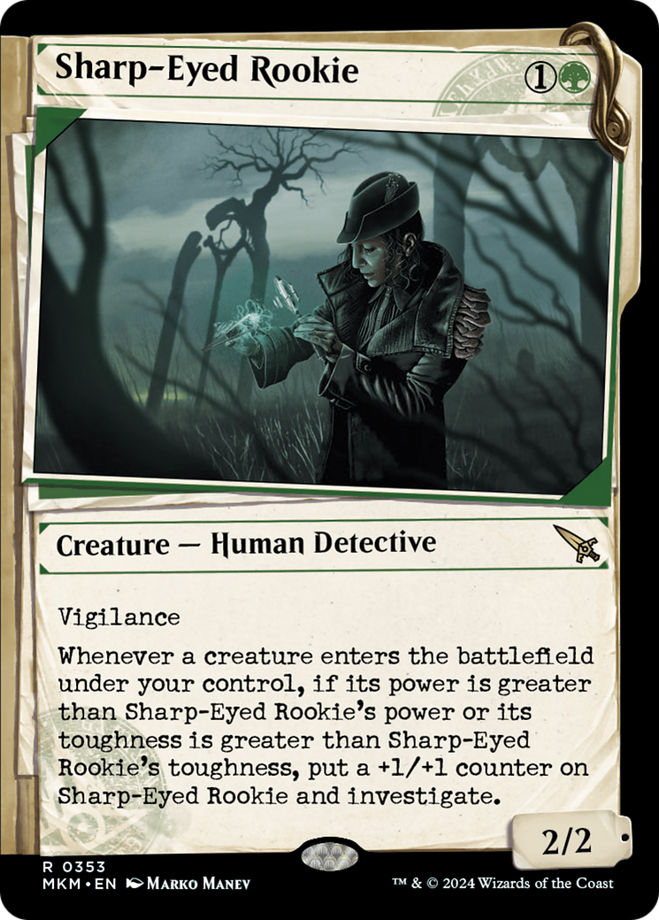 Sharp-Eyed Rookie (Showcase) [Murders at Karlov Manor]-1