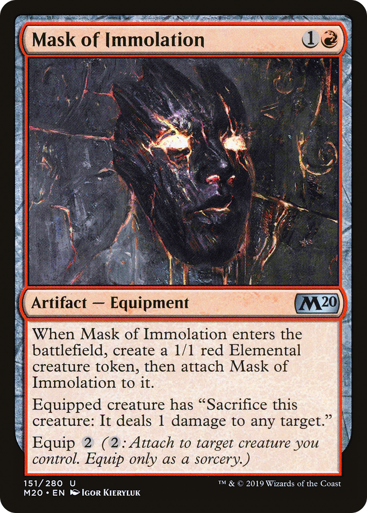 Mask of Immolation [Core Set 2020]-1