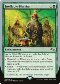 Ineffable Blessing ("choose Flavorful or Bland") [Unstable]-1