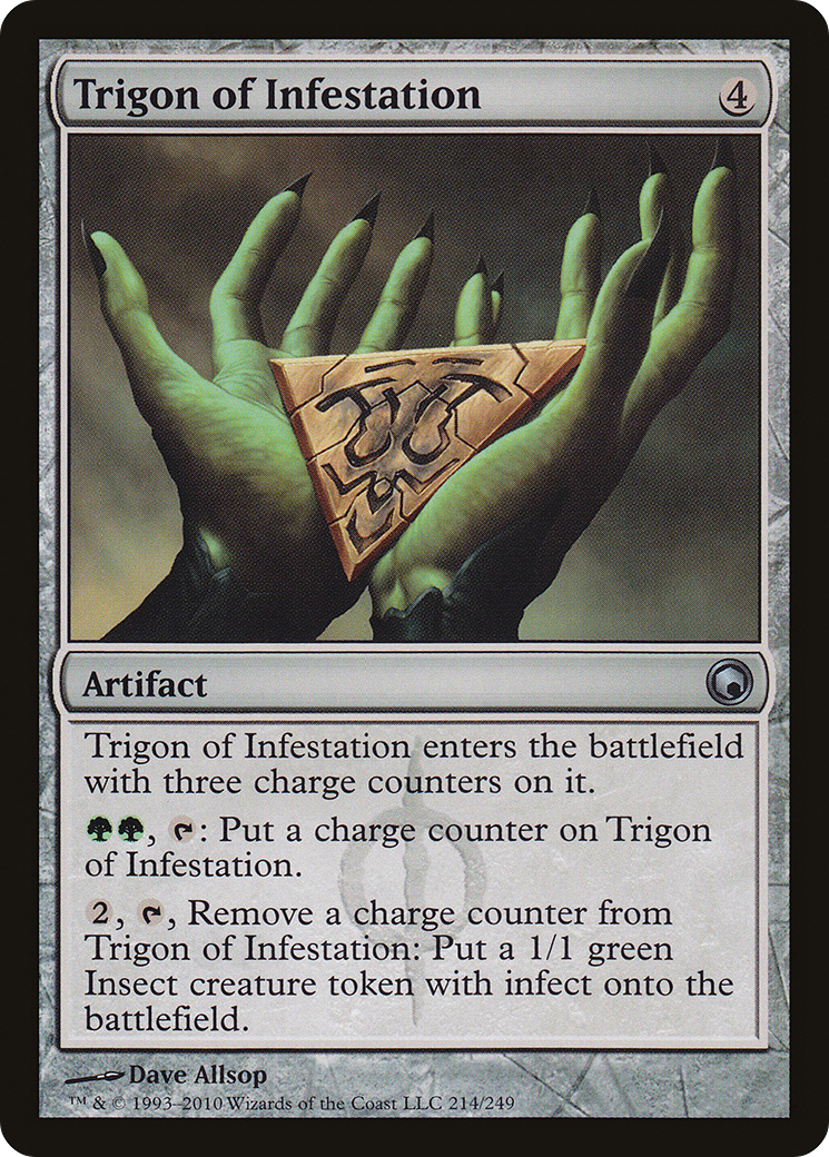Trigon of Infestation (SOM-214) - Scars of Mirrodin Foil-1