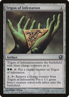 Trigon of Infestation (SOM-214) - Scars of Mirrodin Foil-1