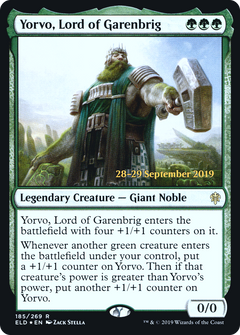 Yorvo, Lord of Garenbrig (PRE-185) - Throne of Eldraine Promos Foil-1