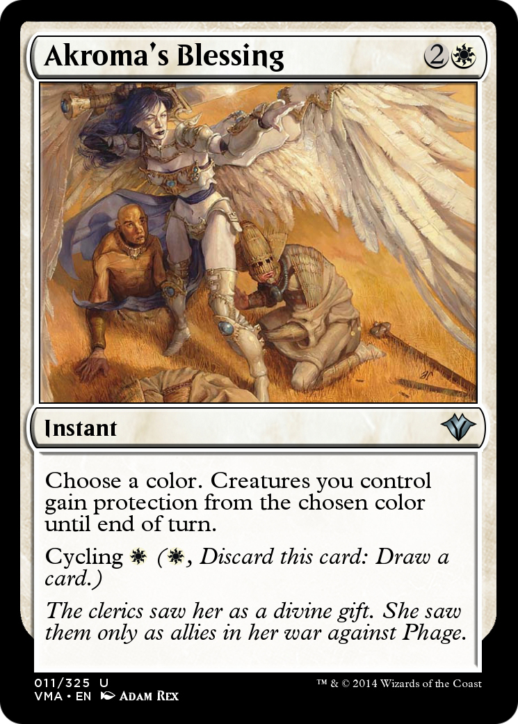 Akroma's Blessing (VMA-011) - Vintage Masters-1