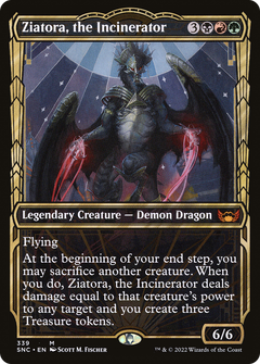 Ziatora, the Incinerator (Showcase) (SNC-339) - Streets of New Capenna: (Showcase) Foil-1