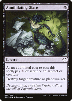 Annihilating Glare [Phyrexia: All Will Be One]-1