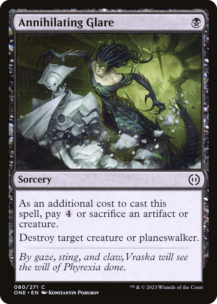 Annihilating Glare [Phyrexia: All Will Be One]-1