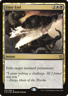 Utter End (PRE-210) - Khans of Tarkir Promos Foil-1