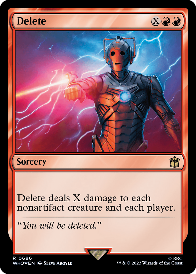 Delete (Surge Foil) [Doctor Who]-1