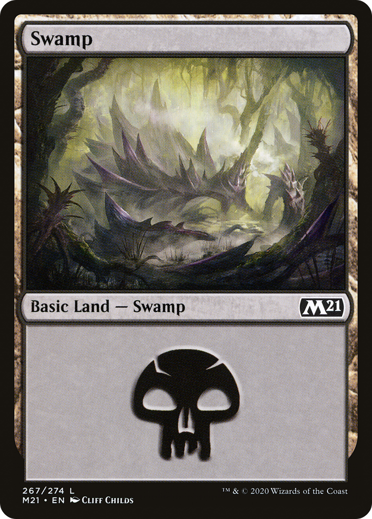 Swamp (267) [Core Set 2021]-1