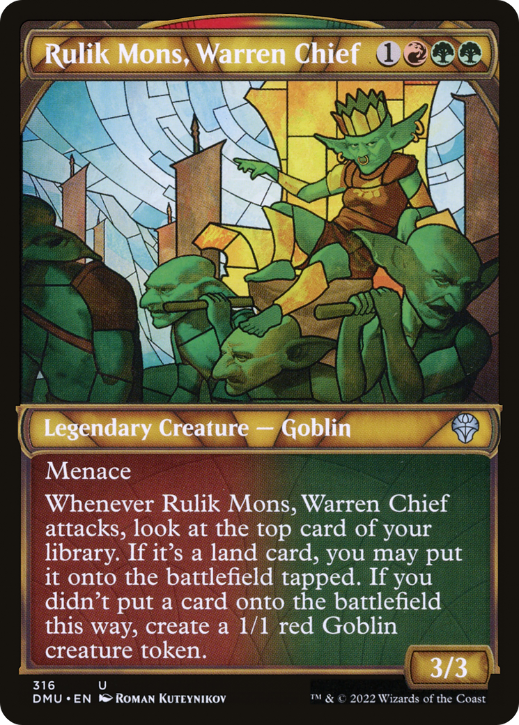 Rulik Mons, Warren Chief (Showcase) [Dominaria United]-1
