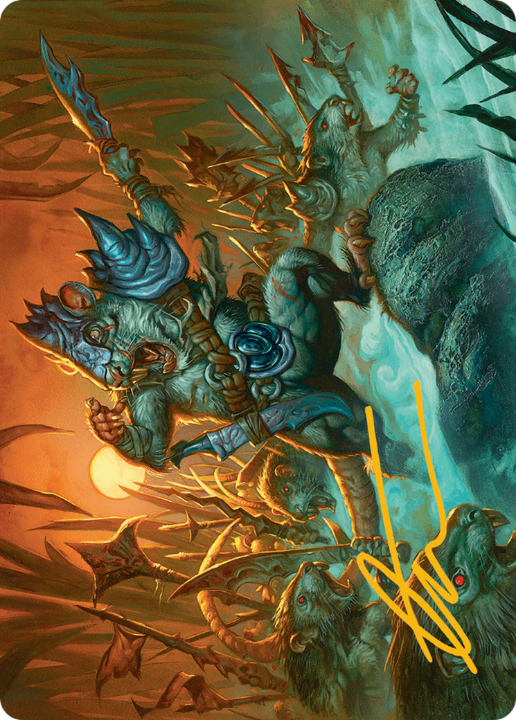 Persistent Marshstalker // Persistent Marshstalker (ABLB-014) - Bloomburrow Art Series (Borderless) Foil-1