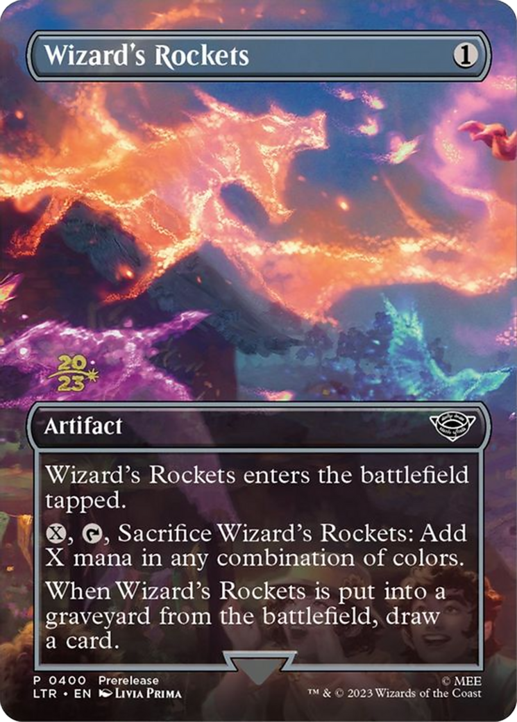 Wizard's Rockets (PRE-400) - Tales of Middle-earth Promos (Borderless) Foil-1