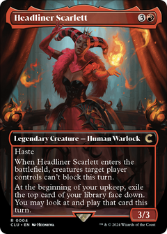 Headliner Scarlett (Borderless) [Ravnica: Clue Edition]-1
