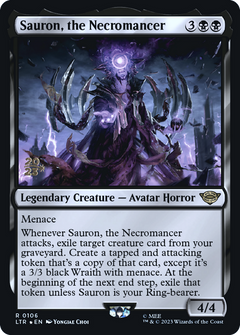 Sauron, the Necromancer [The Lord of the Rings: Tales of Middle-Earth Prerelease Promos]-1
