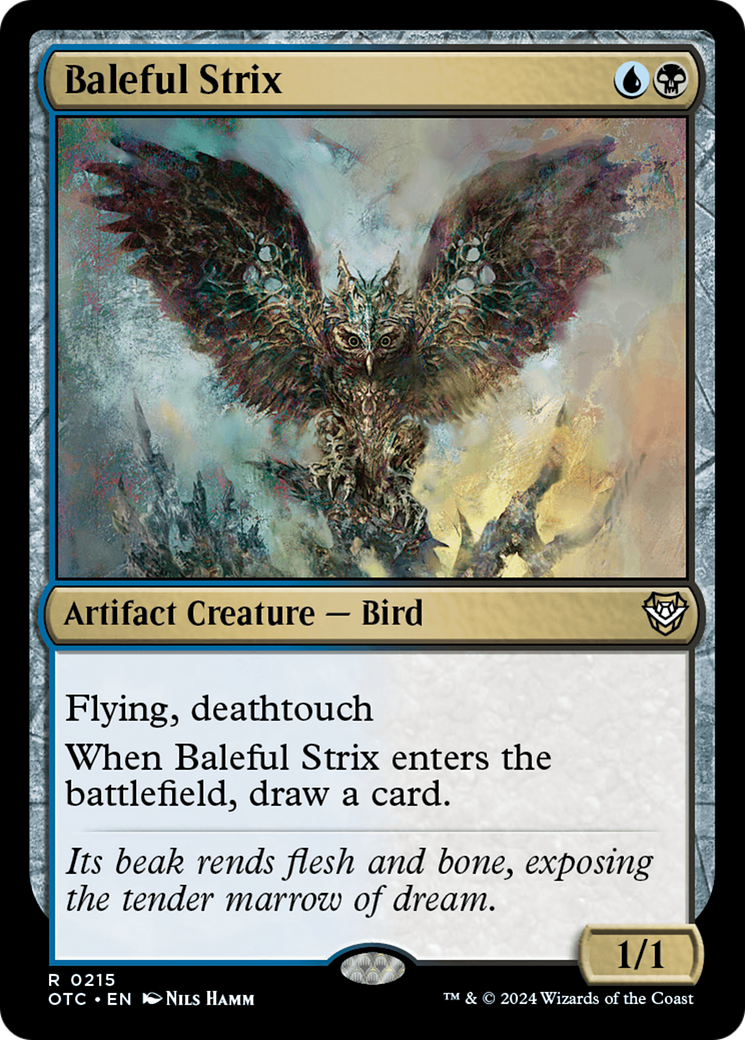 Baleful Strix [Outlaws of Thunder Junction Commander]-1