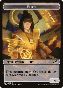 Pilot Token [Kamigawa: Neon Dynasty Tokens]-1