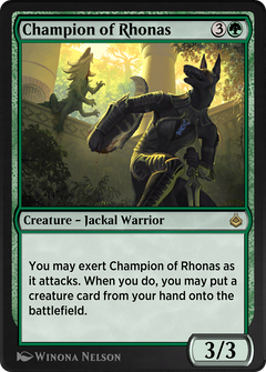 Champion of Rhonas (AKR-185) - Amonkhet Remastered-1