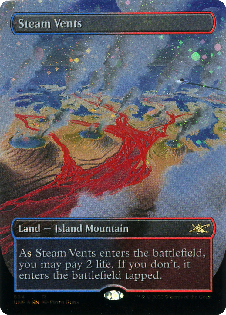 Steam Vents (Borderless) (Galaxy Foil) [Unfinity]-1