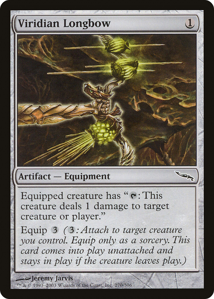 Viridian Longbow (MRD-270) - Mirrodin-1