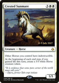 Crested Sunmare [Hour of Devastation Prerelease Promos]-1