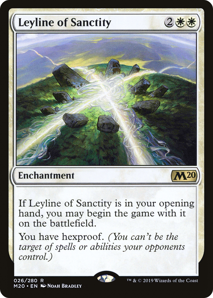 Leyline of Sanctity [Core Set 2020]-1