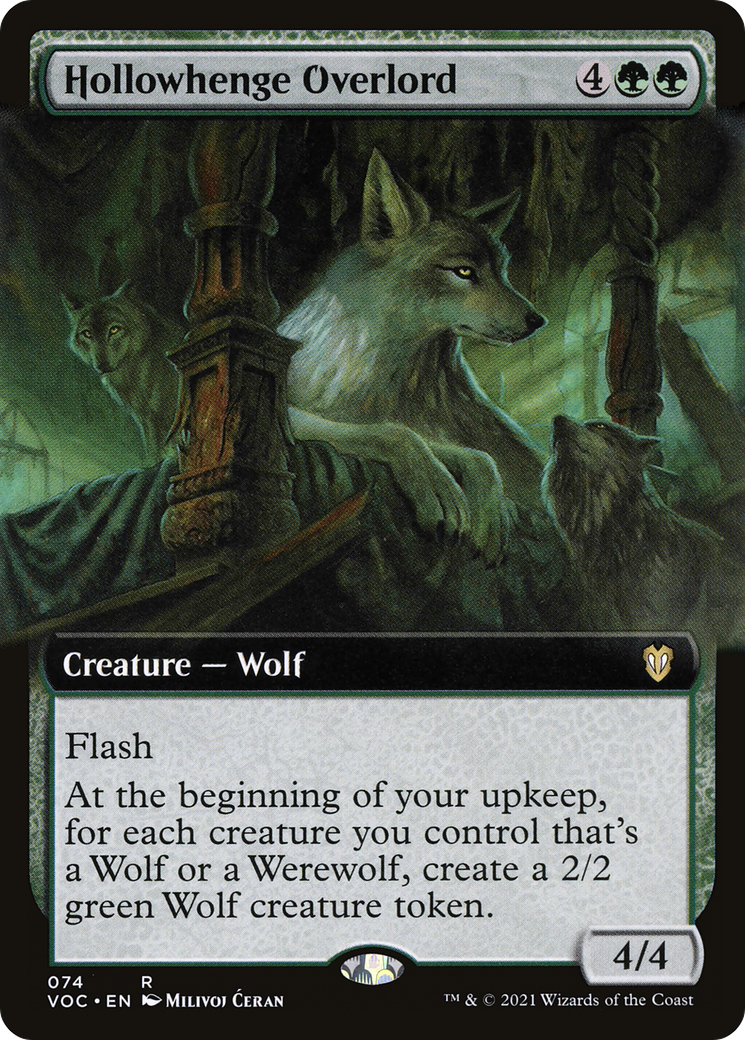 Hollowhenge Overlord (Extended Art) [Innistrad: Crimson Vow Commander]-1