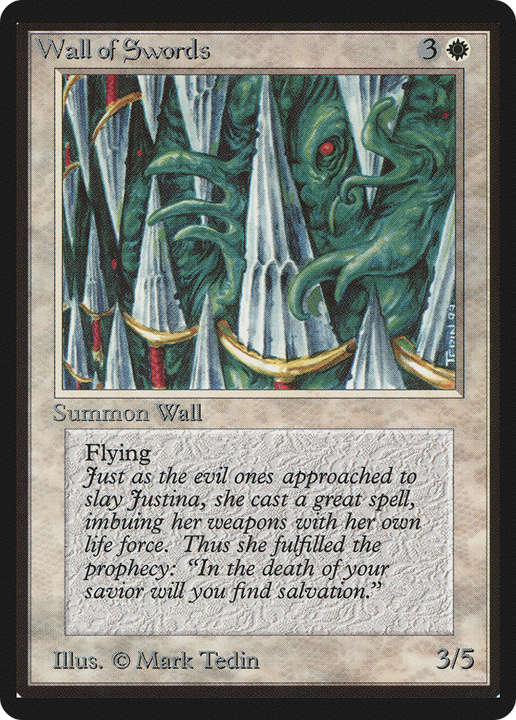 Wall of Swords (LEB-) - Limited Edition Beta-1