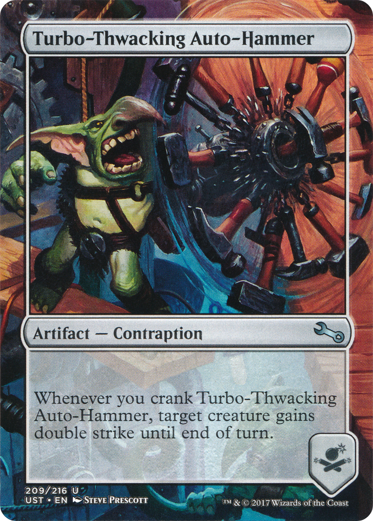 Turbo-Thwacking Auto-Hammer (UST-209) - Unstable (Borderless) Foil-1