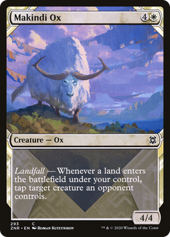 Makindi Ox (Showcase) [Zendikar Rising]-1
