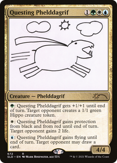Questing Phelddagrif (672) [Secret Lair Drop Promos]-1