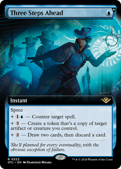 Three Steps Ahead (Extended Art) [Outlaws of Thunder Junction]-1
