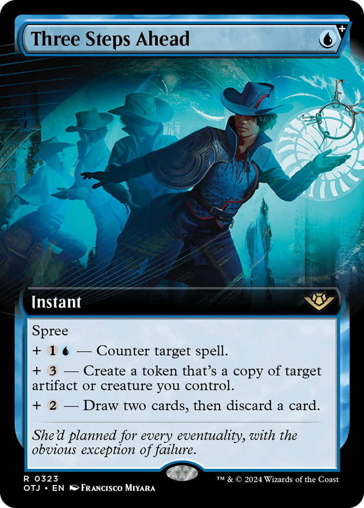 Three Steps Ahead (Extended Art) [Outlaws of Thunder Junction]-1