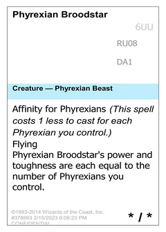 Phyrexian Broodstar (UNK-RU08) - Unknown Event-1