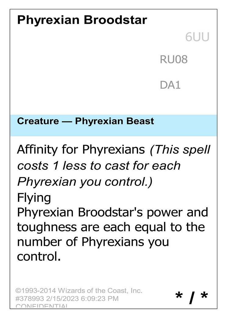 Phyrexian Broodstar (UNK-RU08) - Unknown Event-1