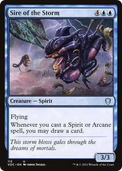 Sire of the Storm [Innistrad: Crimson Vow Commander]-1
