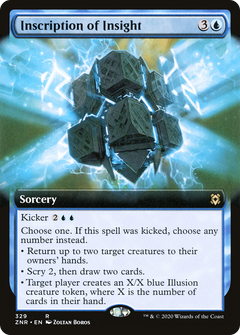 Inscription of Insight (Extended Art) [Zendikar Rising]-1