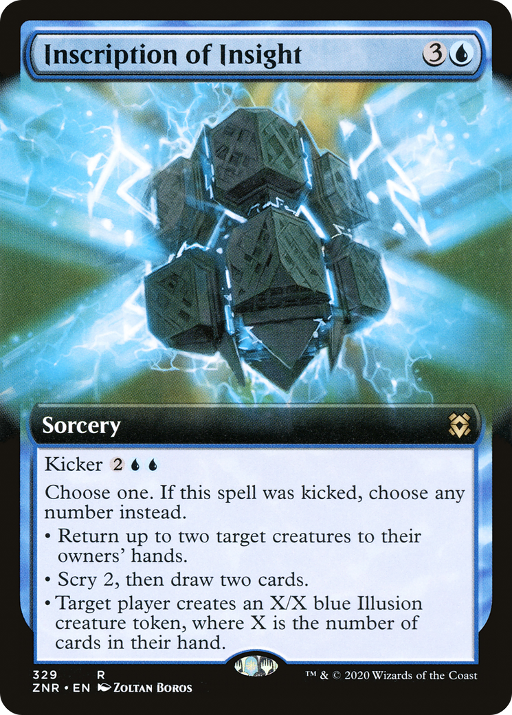 Inscription of Insight (Extended Art) [Zendikar Rising]-1