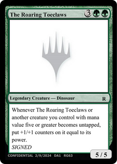 The Roaring Toeclaws (UNK-RG63) - Unknown Event-1