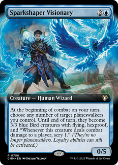 Sparkshaper Visionary (Extended Art) [Commander Masters]-1