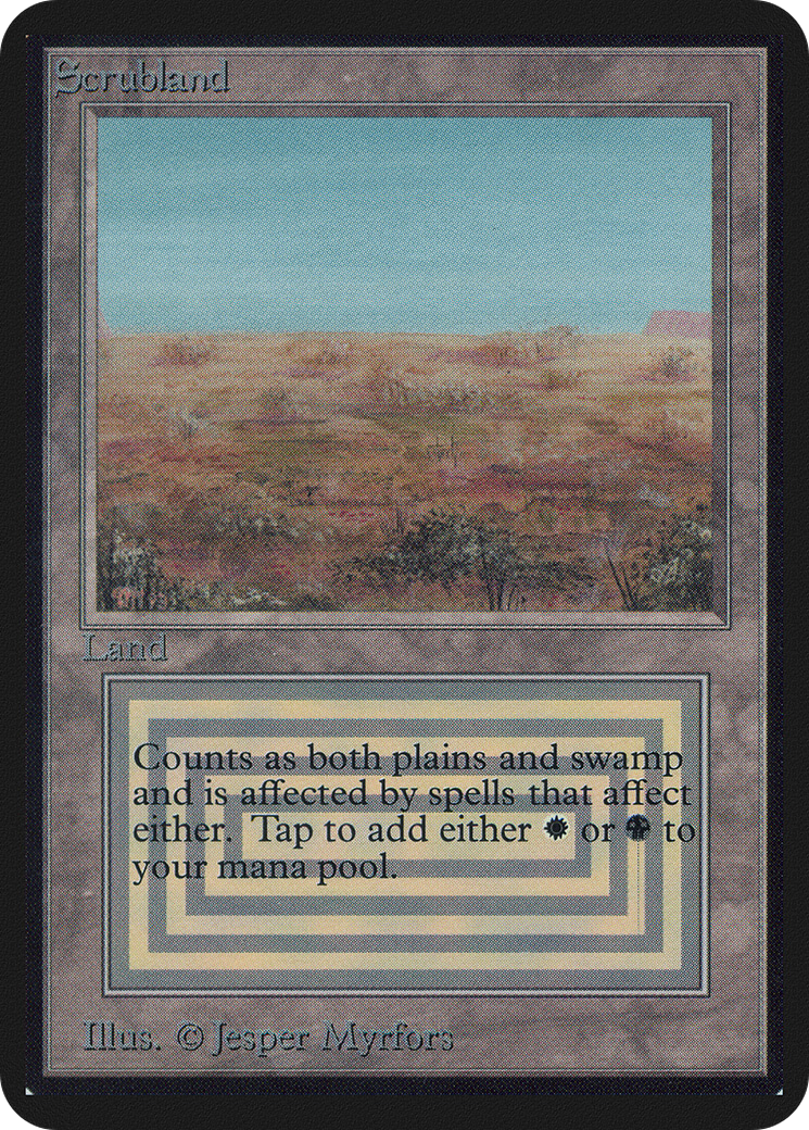 Scrubland (LEA-) - Limited Edition Alpha-1
