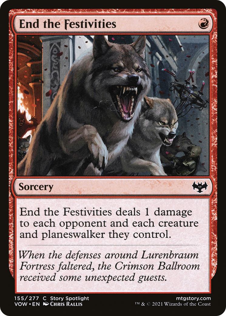 End the Festivities [Innistrad: Crimson Vow]-1